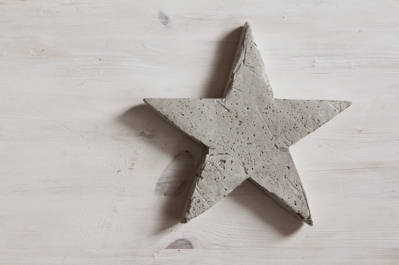 DIY. Звезда из бетона, гипса, плиточного клея